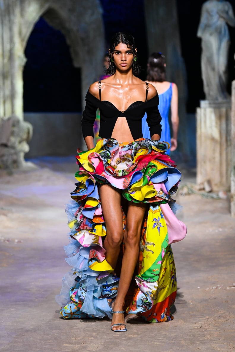 Madison's Versace Look on the Spring/Summer 2021 Runway