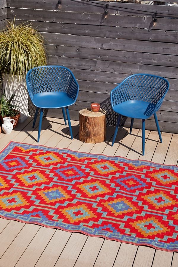 150cmx210cm Outdoor Rugs Easy Cleaning Reversible Mats Waterproof