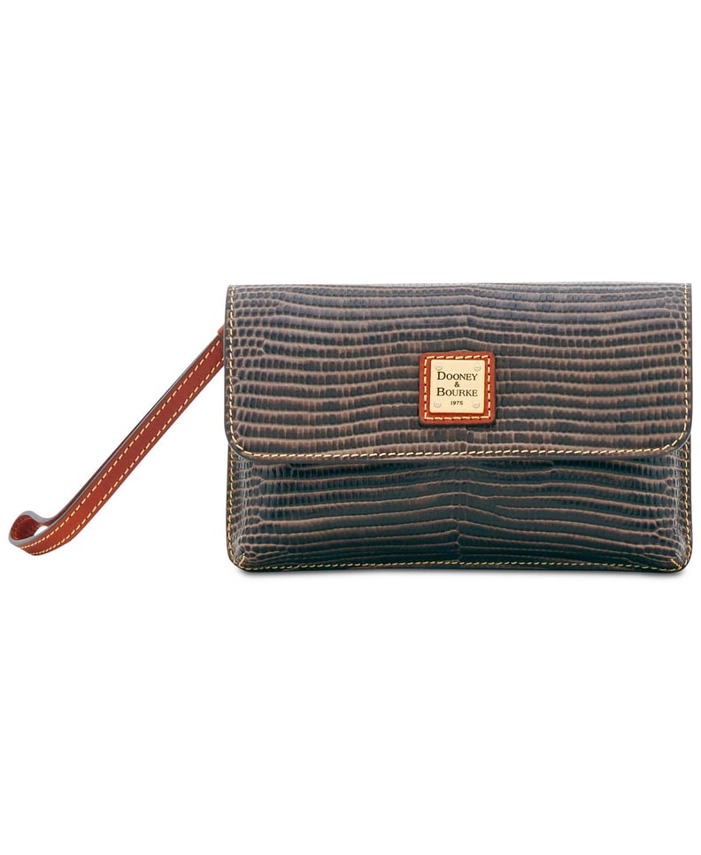 Dooney & Bourke Lizard Embossed Leather Milly Wristlet