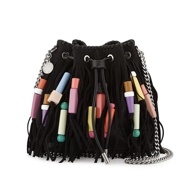 Stella McCartney 'Falabella' Fringe Bead Bucket Bag ($1,760)