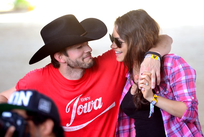 Ashton Kutcher and Mila Kunis — Stagecoach 2014