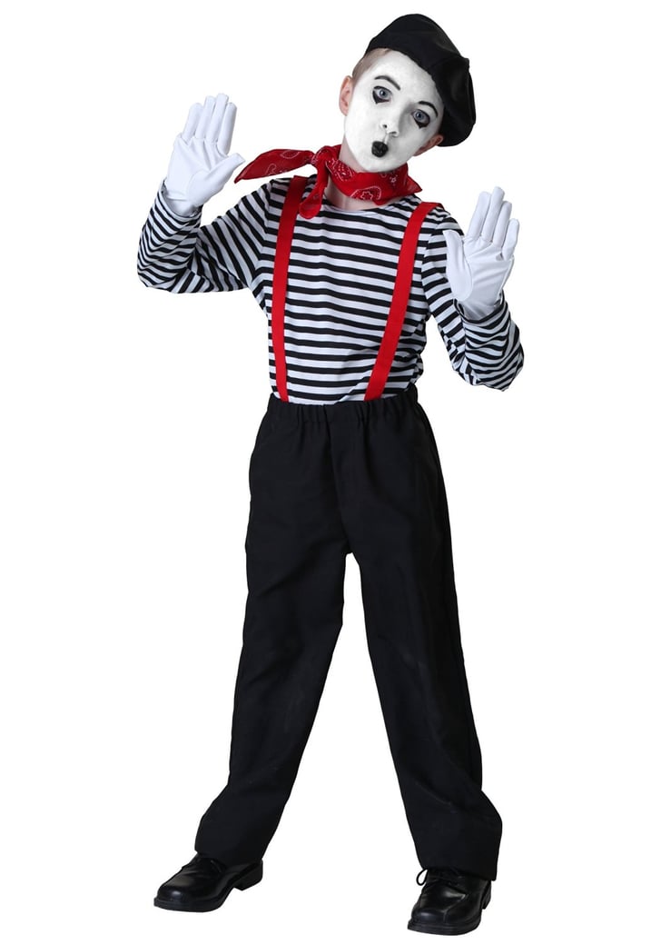 Mime DIY Overalls Halloween Costumes For Kids POPSUGAR Family Photo 13