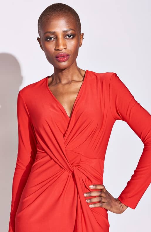 Twist front discount dress serena williams