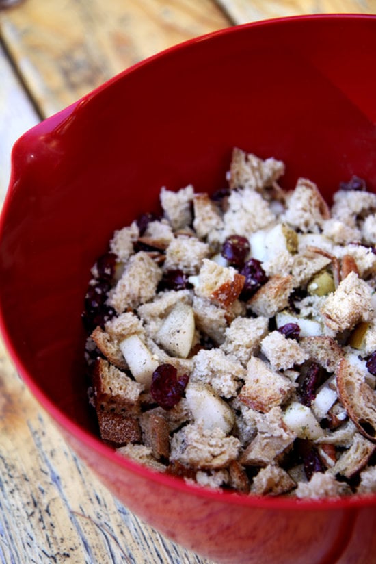 Cranberry-Pear Wild Rice Stuffing