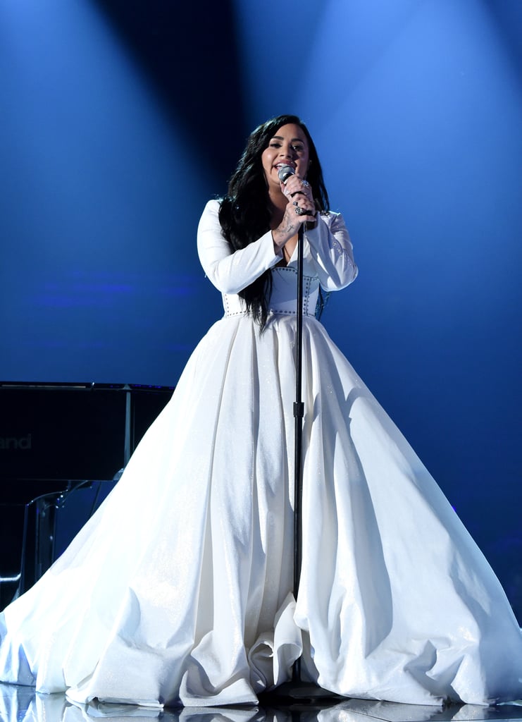 Demi Lovato's Christian Siriano Grammys Performance Gown POPSUGAR
