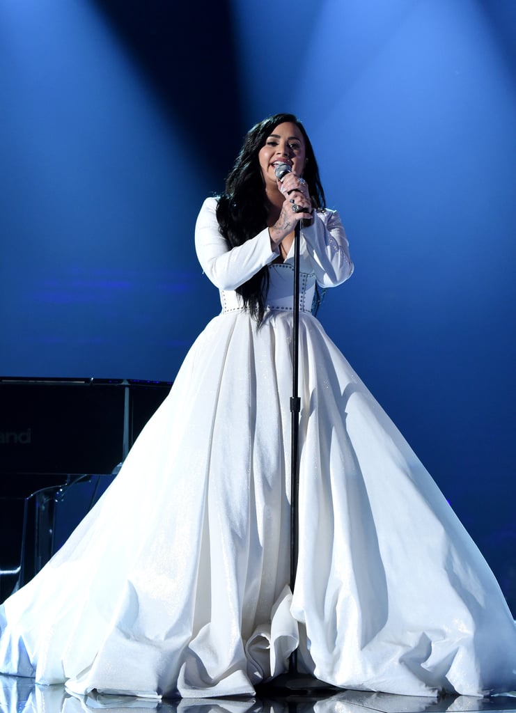 Demi Lovato's Christian Siriano Grammys Performance Gown