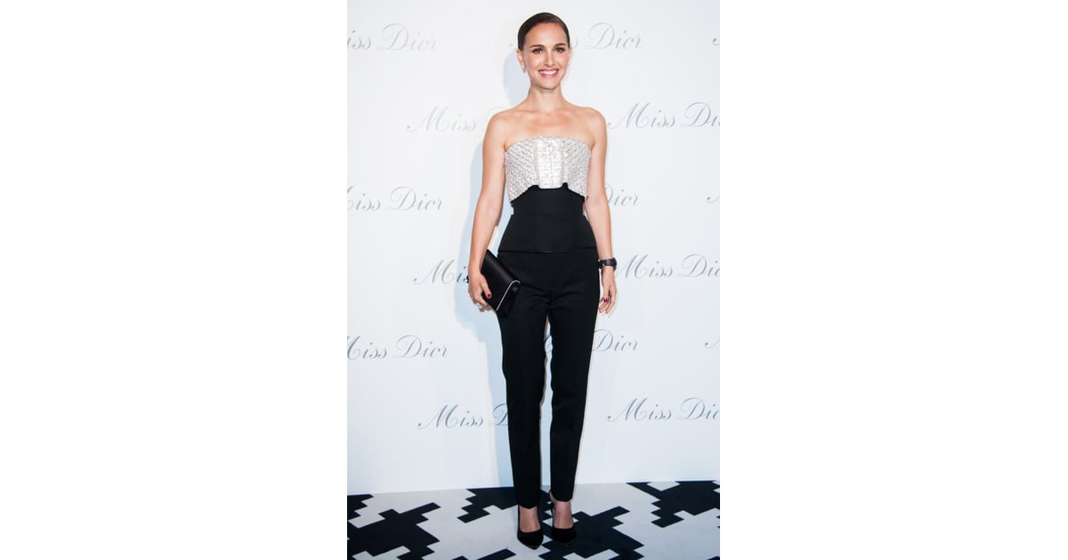 Natalie Portman in a Christian Dior Corset at the 2013 Esprit Dior