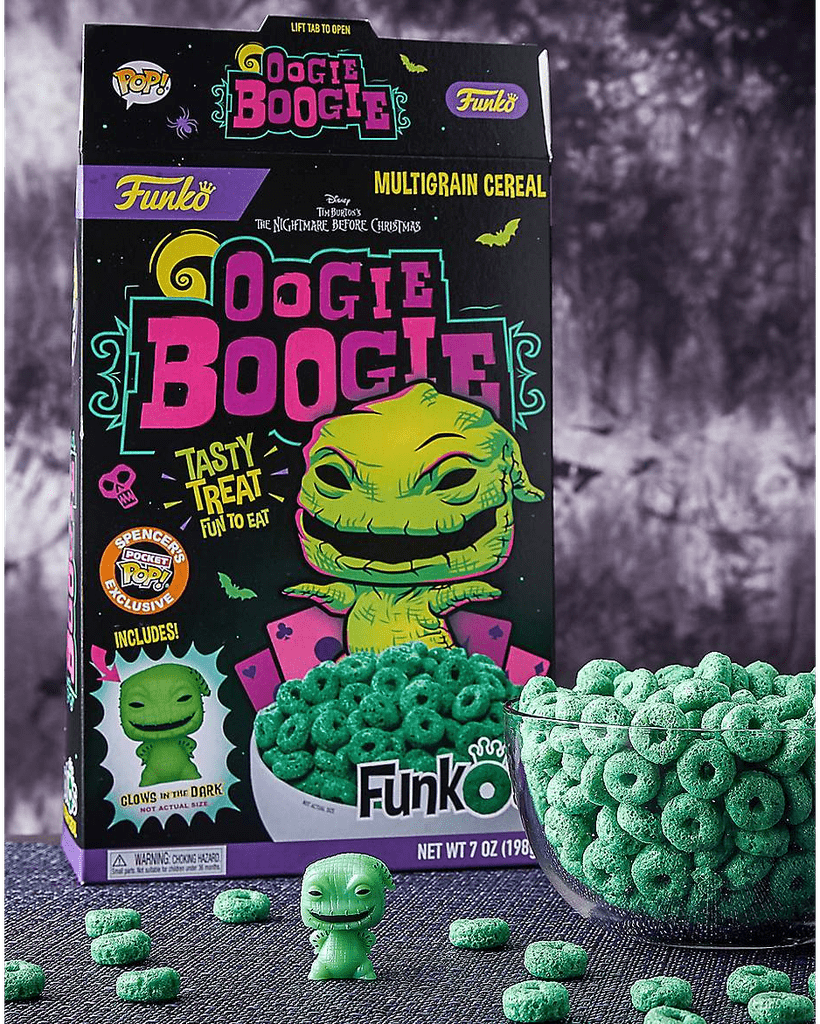 Oogie Boogie FunkO's Cereal With Pocket Pop Figure