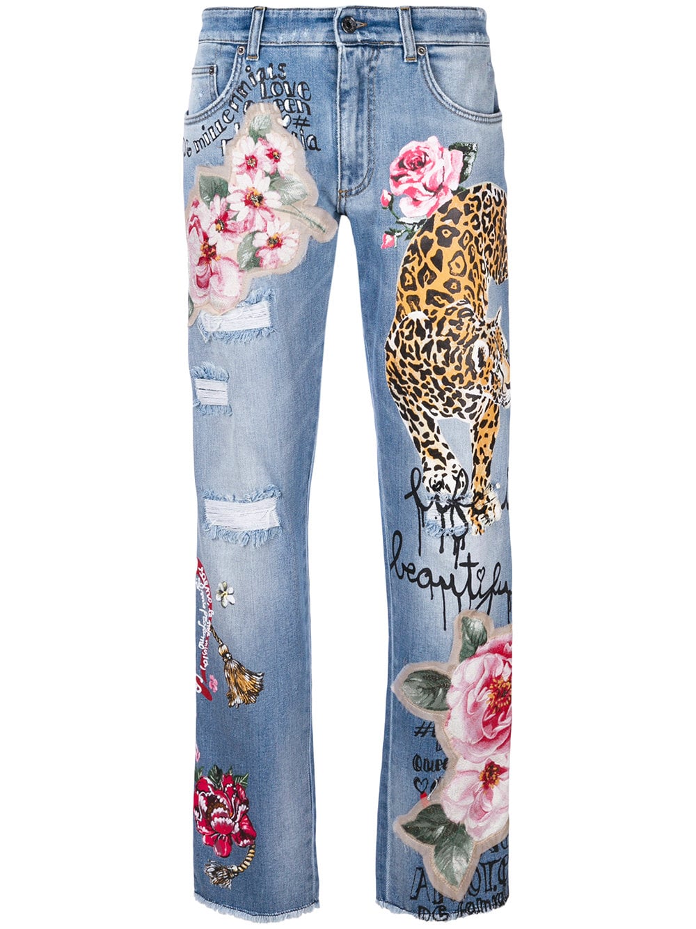 kalmeren Verrijking escaleren Jeans With Patches | POPSUGAR Fashion