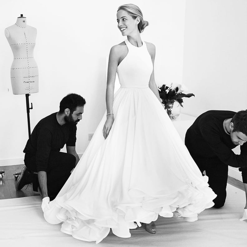 A Buzzy Designer Tries Bridal