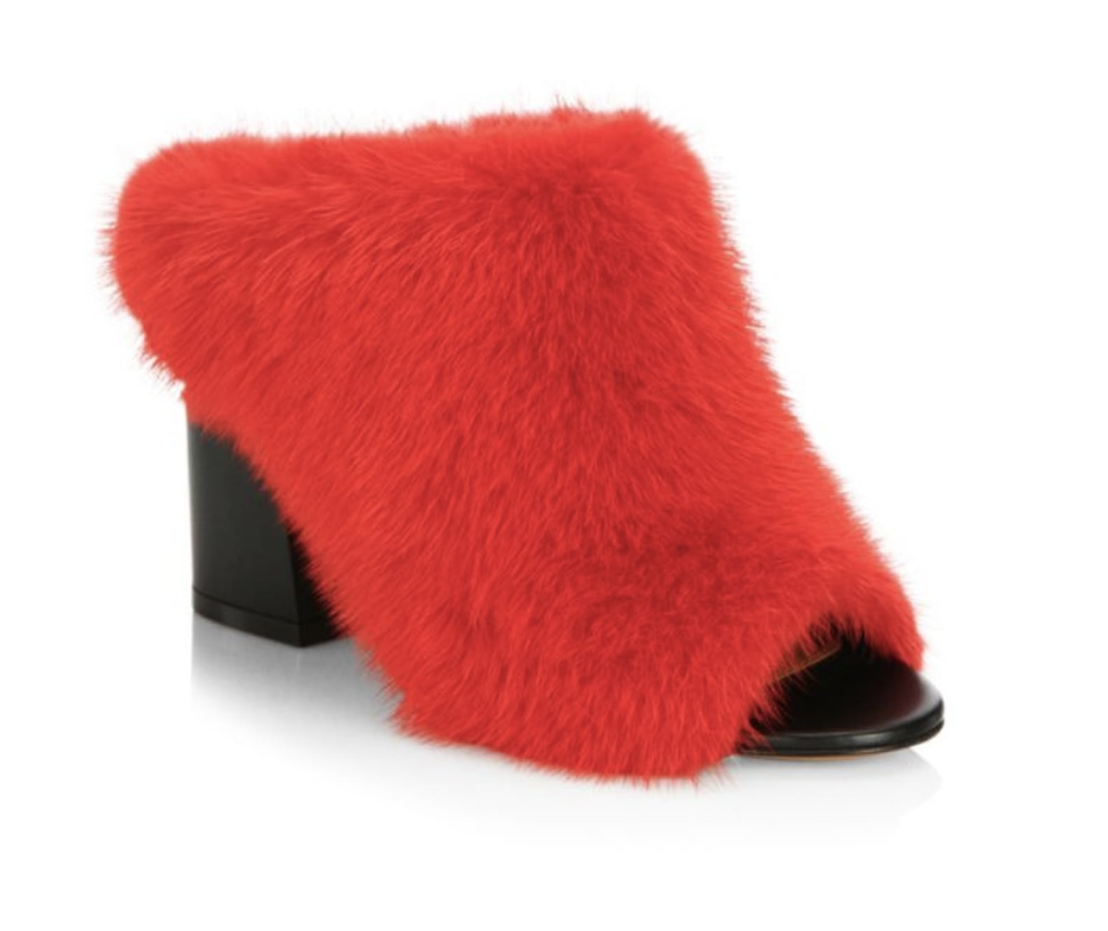 fur mules