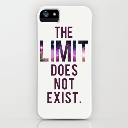 "The limit does not exist" iPhone/Galaxy S5 case ($35)