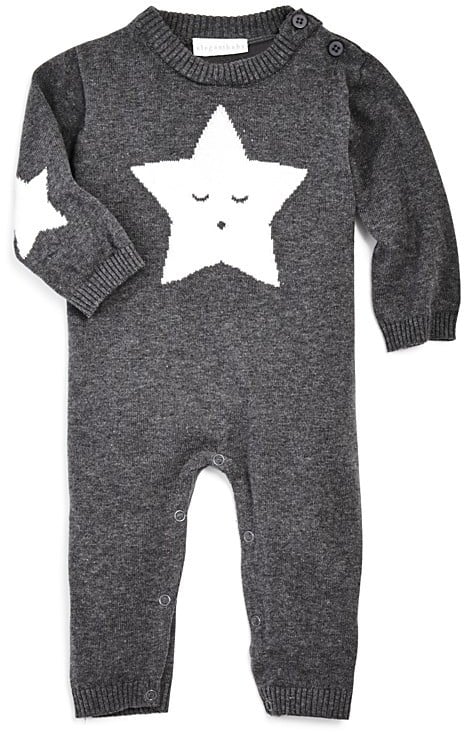 Elegant Baby Unisex Star Knit Coverall