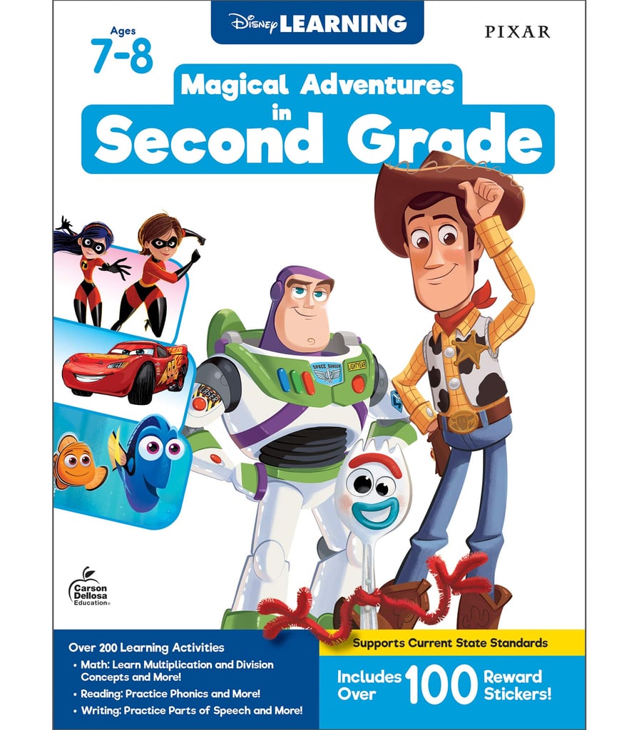 Disney Learning – Magical Adventures in Second Grade, Maths and Language Arts Workbook