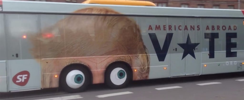 Bus in Denmark Makes Fun of Donald Trump