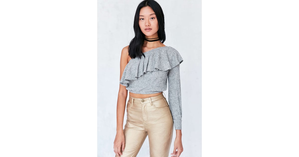 A Cropped Frilled Top to Pair With Colorful Skirts Scream Queens Gift