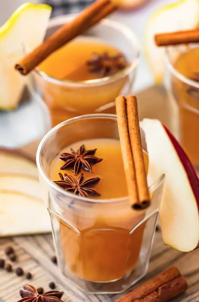 Spiked Pear Cider With Ginger
