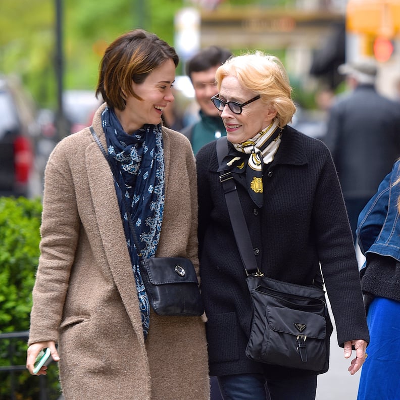 Sarah Paulson And Holland Taylor Out In Nyc April 2017 Popsugar Celebrity