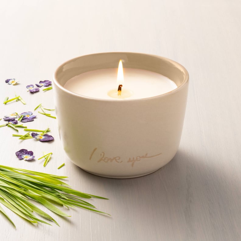 Hearth & Hand With Magnolia Pampas I Love You Ceramic Candle