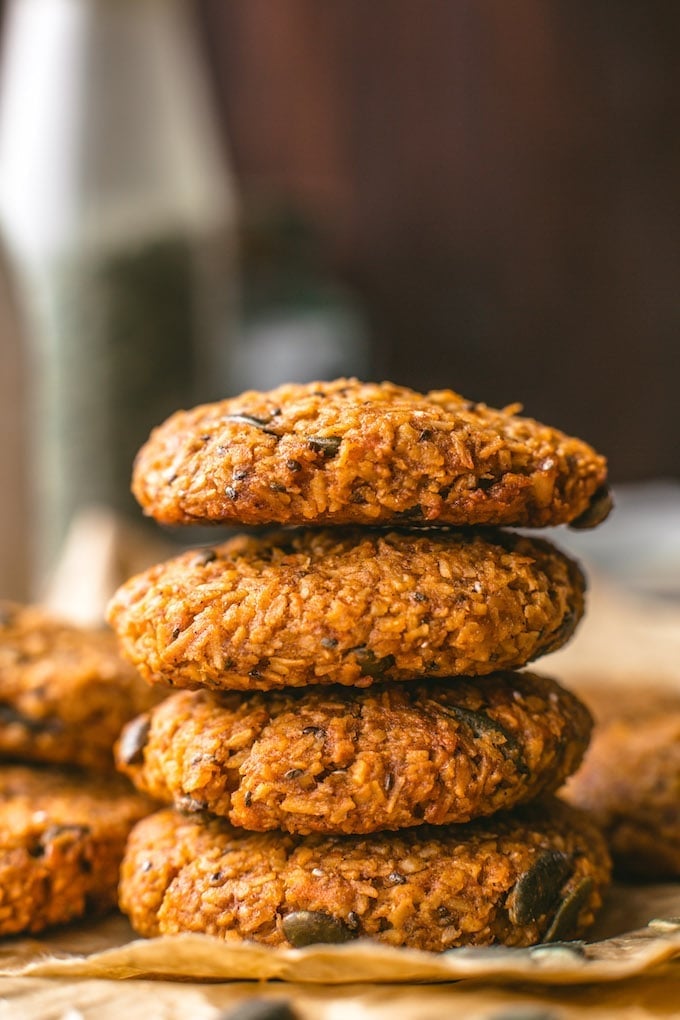 Sweet Potato Vegan Breakfast Cookies