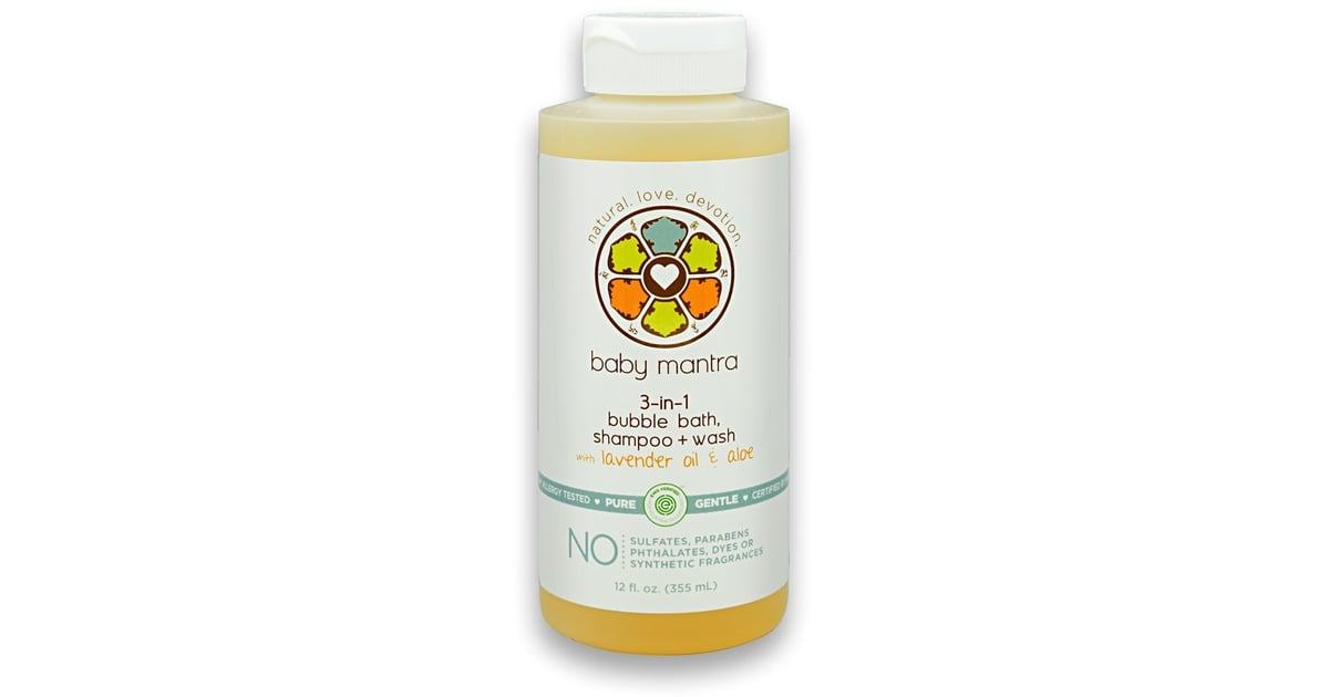 Baby Mantra Natural 3in1 Bubble Bath, Shampoo, and Body Wash with