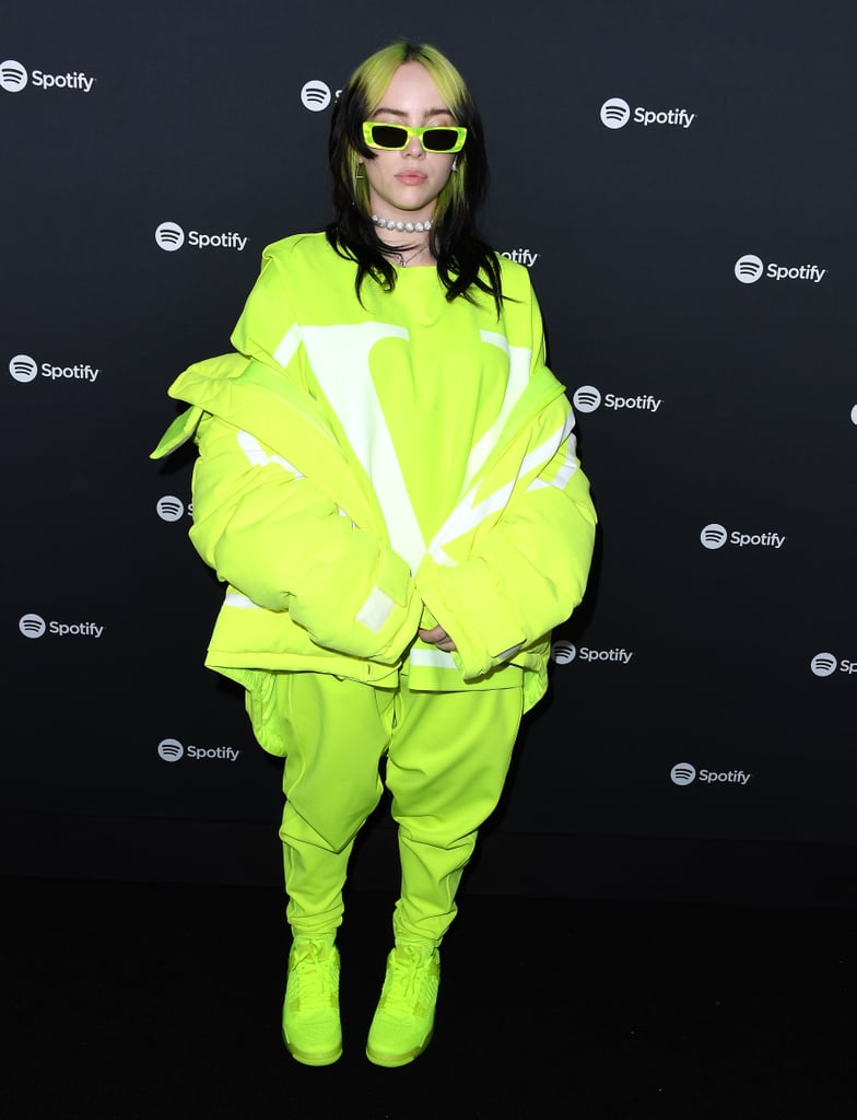 Billie Eilish's Lime Green Valentino Outfit | POPSUGAR Fashion Photo 10