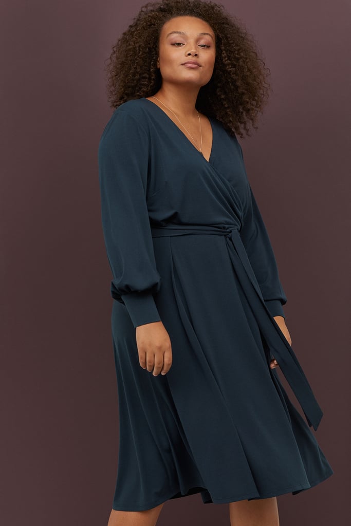 H&M Crêped Wrap-front Dress