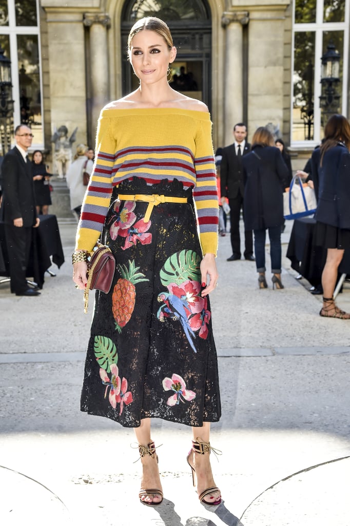 Hack: Complete a busy color story by cinching your waist with a complementing belt. The accessory always helps to add polish, especially during a season where you're working plenty of oversize silhouettes.
