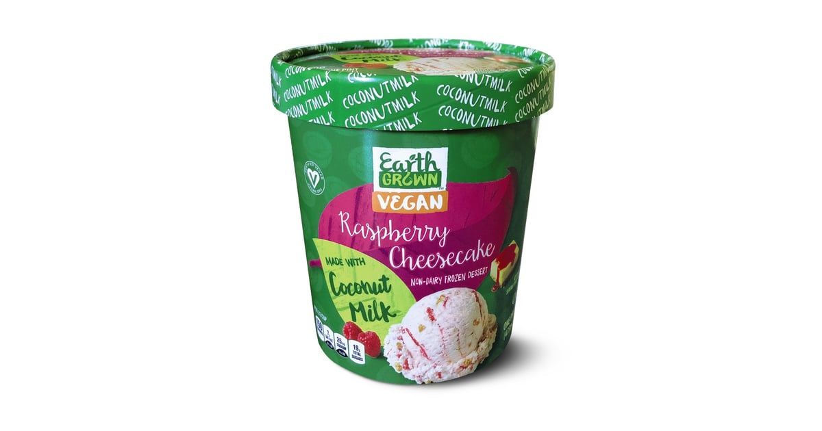 Aldi's Earth Grown Vegan CoconutMilk Raspberry Cheesecake Ice Cream