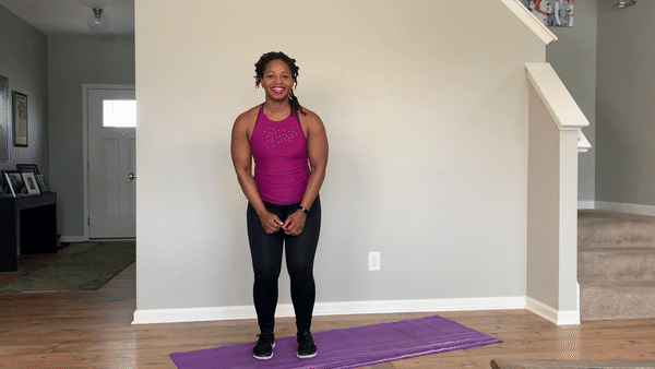 Exercise 2: Lateral Walk With Arm Raise