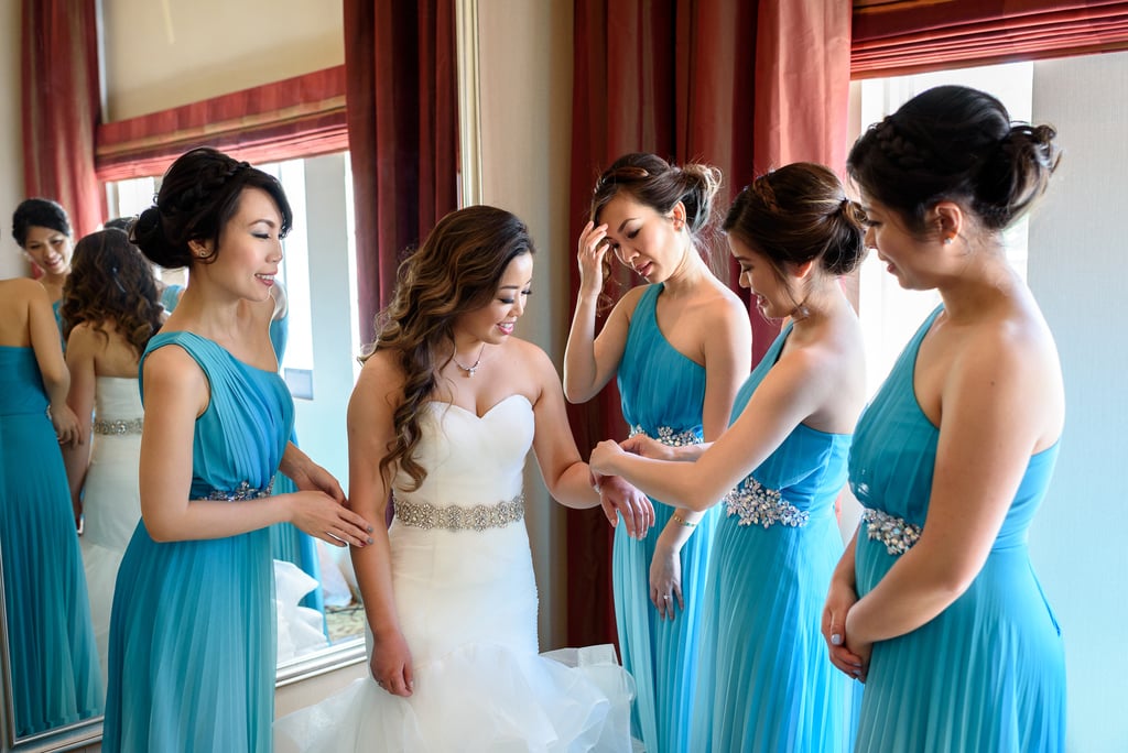 The wedding dress under the sea