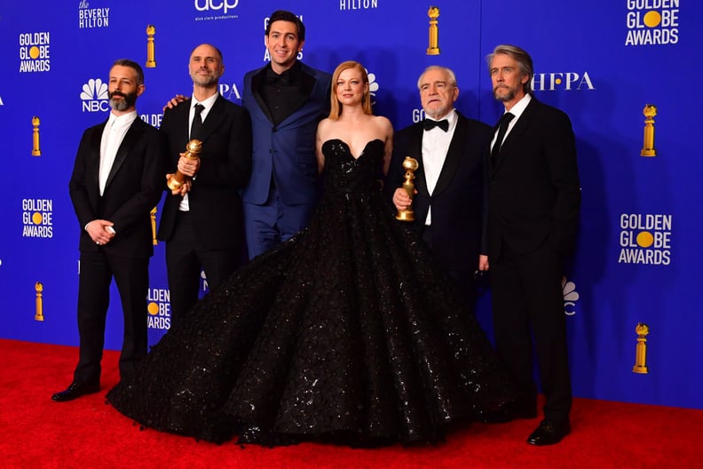 The Cast of Succession at the Golden Globes