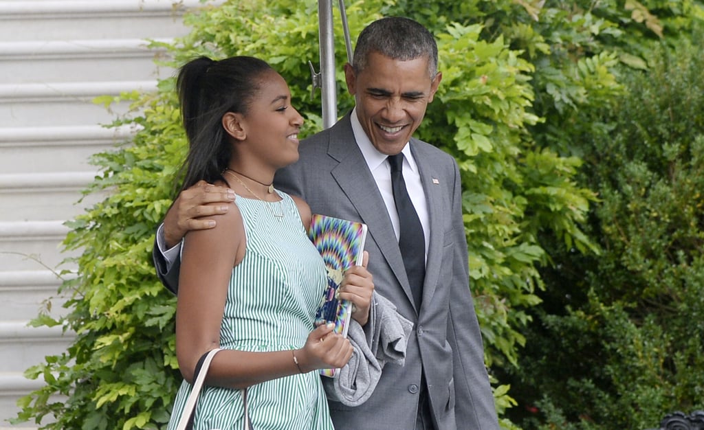 Barack Obama Cute Moments With Sasha and Malia