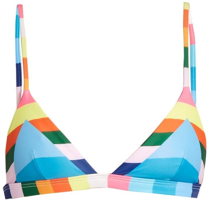 Mara Hoffman Vela Rainbow Stripe Bikini