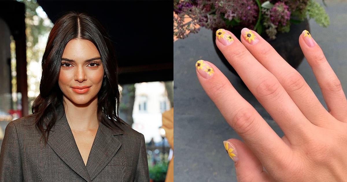 Kendall Jenner cow nails | Kendall jenner nails, Cow nails, Nails