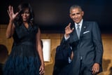 Michelle Obama's Tuxedo Dress Is Way More Party Than Business