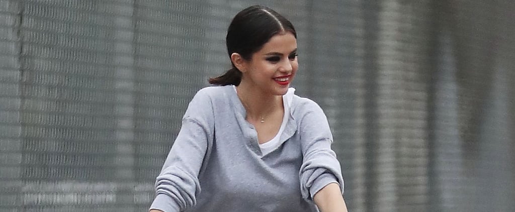 Selena Gomez Riding Her Bike in LA October 2017