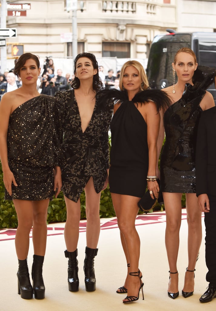 Pictured: Charlotte Casiraghi, Charlotte Gainsbourg, Kate Moss, and Amber Valetta