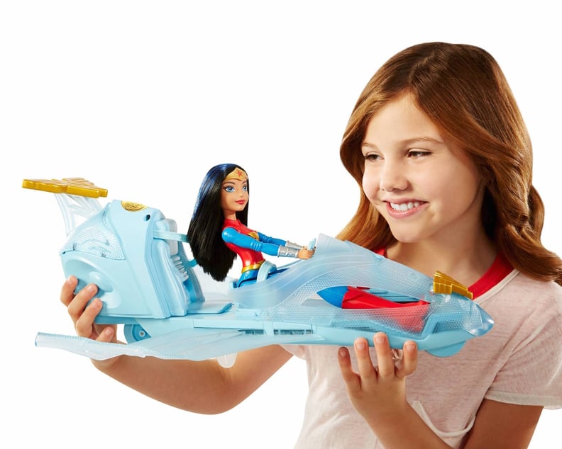 DC Super Hero Girls Wonder Woman Action Doll and Invisible Jet