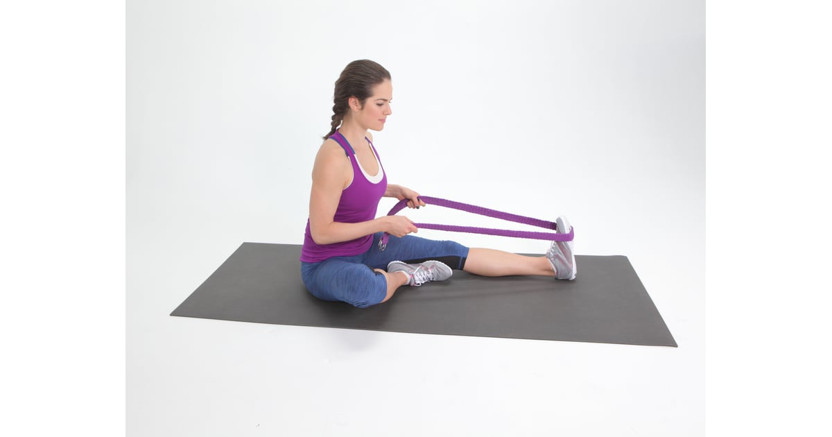 Seated Calf Stretch 5 Ways to Stretch Your Calves POPSUGAR Fitness