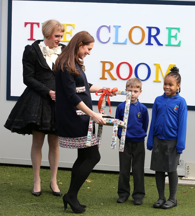 The Barlby School Students Presented Kate With a Child's Chair