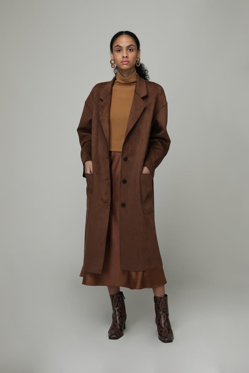 Oak + Fort Suede Coat