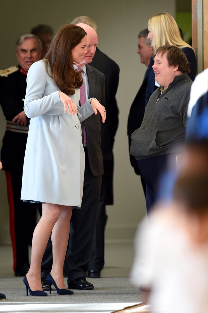 Kate Middleton Pregnant at the Kensington Leisure Center