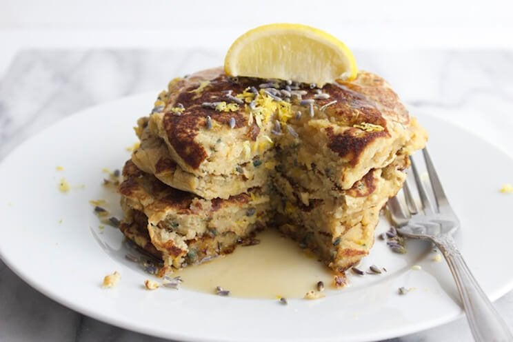 Lemon Lavender Pancakes