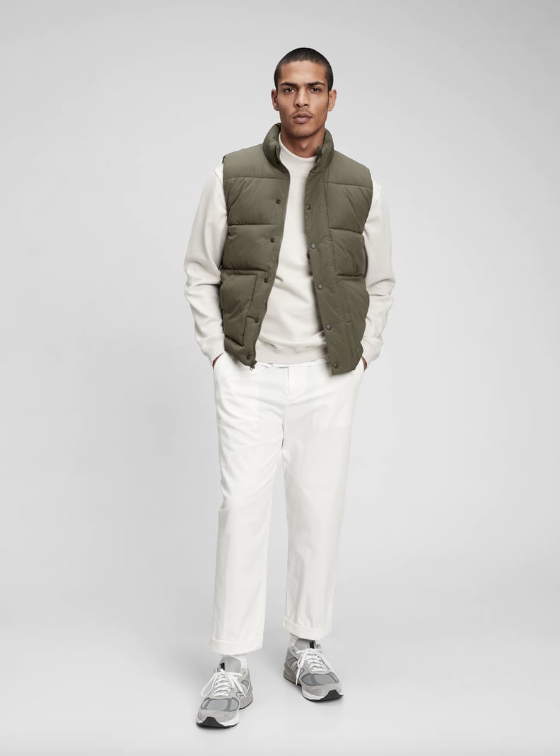 Gap 100% Recycled Nylon Puffer Vest