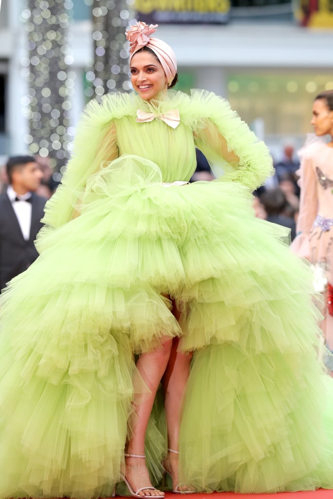 Deepika Padukone Green Dress at Cannes 2019