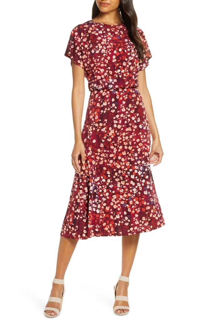 Maggy London Floral A-Line Dress