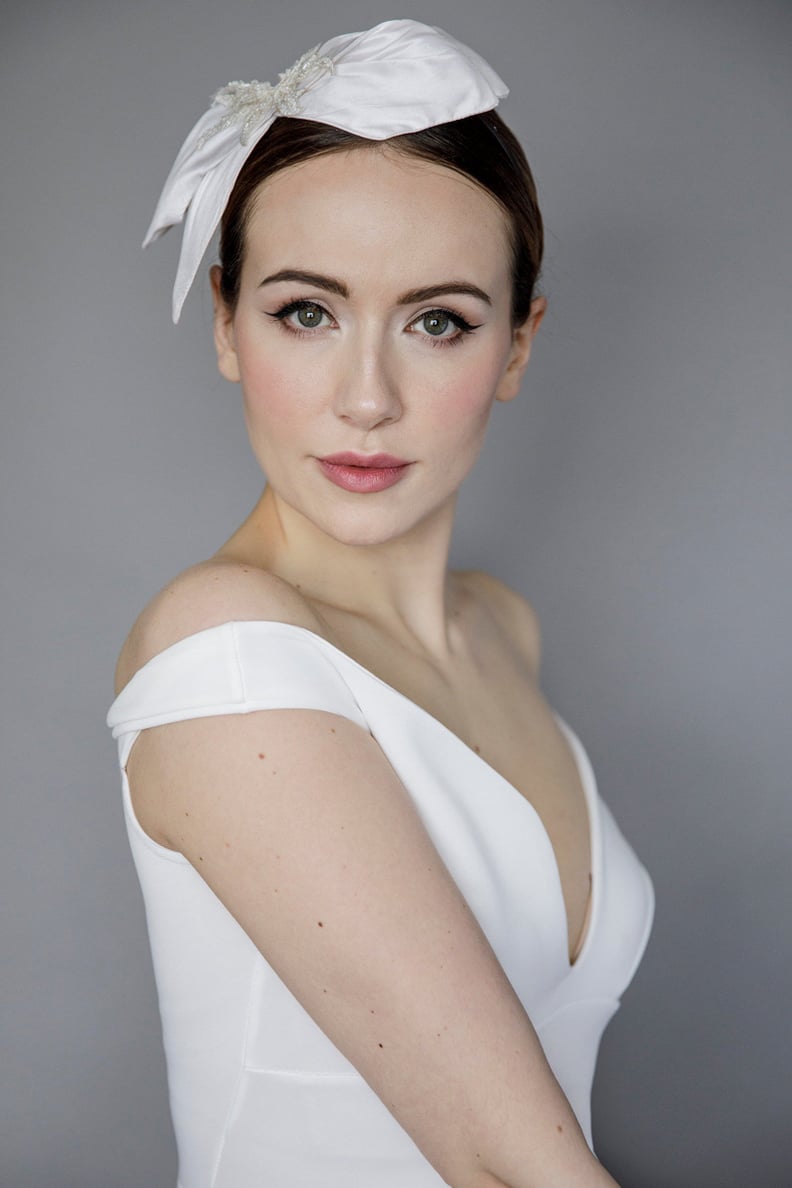 Silk Bow Bridal Headpiece