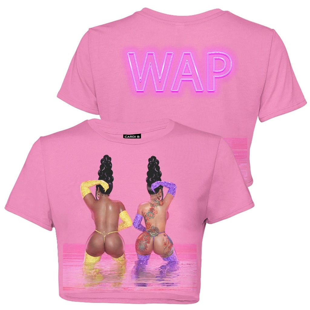 Cardi B (Water Art) Crop Top (Pink)