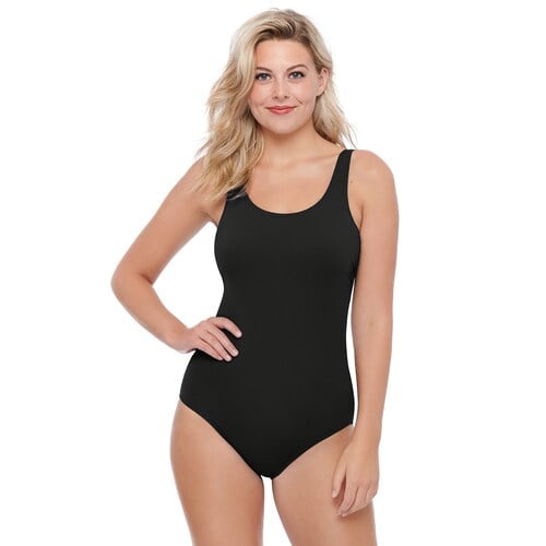 Croft & Barrow Scoopneck One-Piece Swimsuit